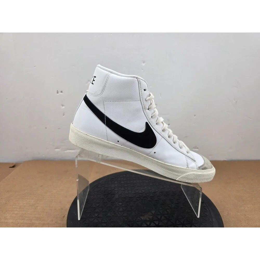 Nike Blazer Mid '77 Vintage High Top White Sneakers (BQ6806-100)  M US9.5/W US11